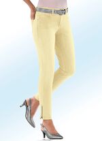 Jeans met modieuze ritsen 