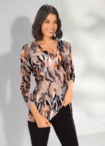 Shirt met driekwartmouwen 