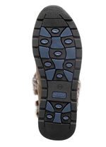 Caprice, gevoerde dames enkellaarsjes, winterschoenen, breedte H, met uitneembaar voetbed TAUPE