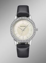 Quartz dameshorloge met 3 verwisselbare bezels 