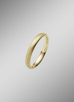 Gesatineerde gouden trouwring 
