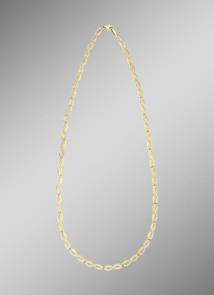 Prachtige ketting met synthetische zirkonia 