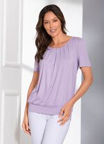 Shirttuniek met brede tailleband LILA