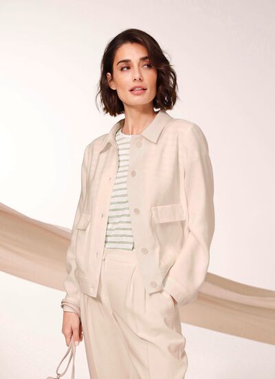 Linnenlook blazer 