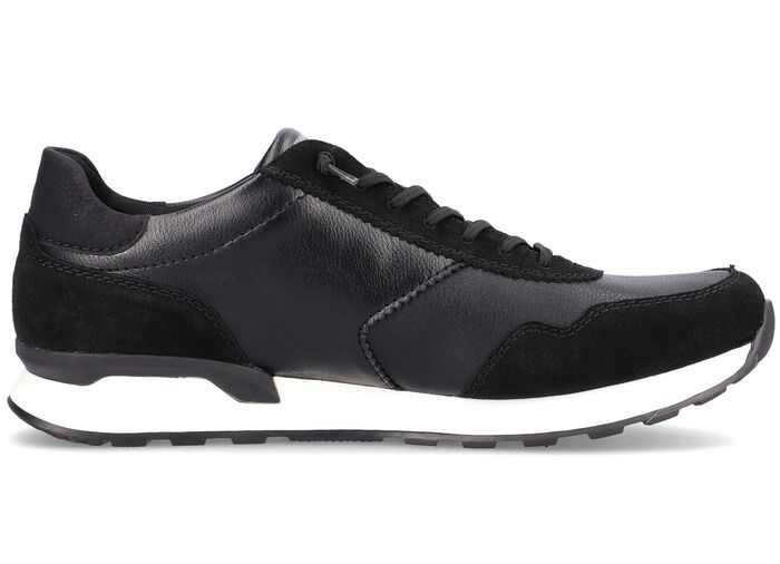 Sneakers met veters en uitneembaar voetbed van textiel 