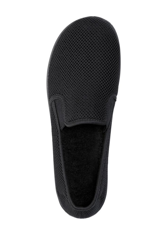 Lichtgewicht herenpantoffels met elastische band SCHWARZ