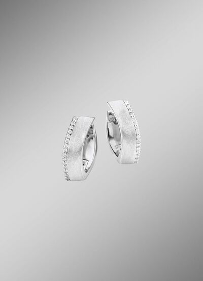 Prachtige creolen met zirkonia 