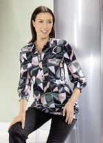 Poloshirt met korte knoopsluiting 