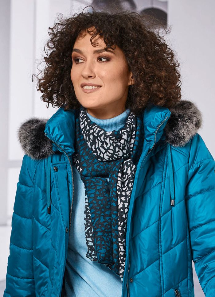 Sjaal met fantasiedessin 