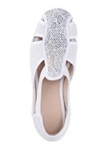 Slippers met luchtige openingen WEISS