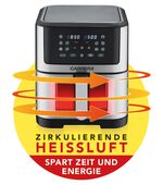 Digitale heteluchtfriteuse met LED-touchdisplay 