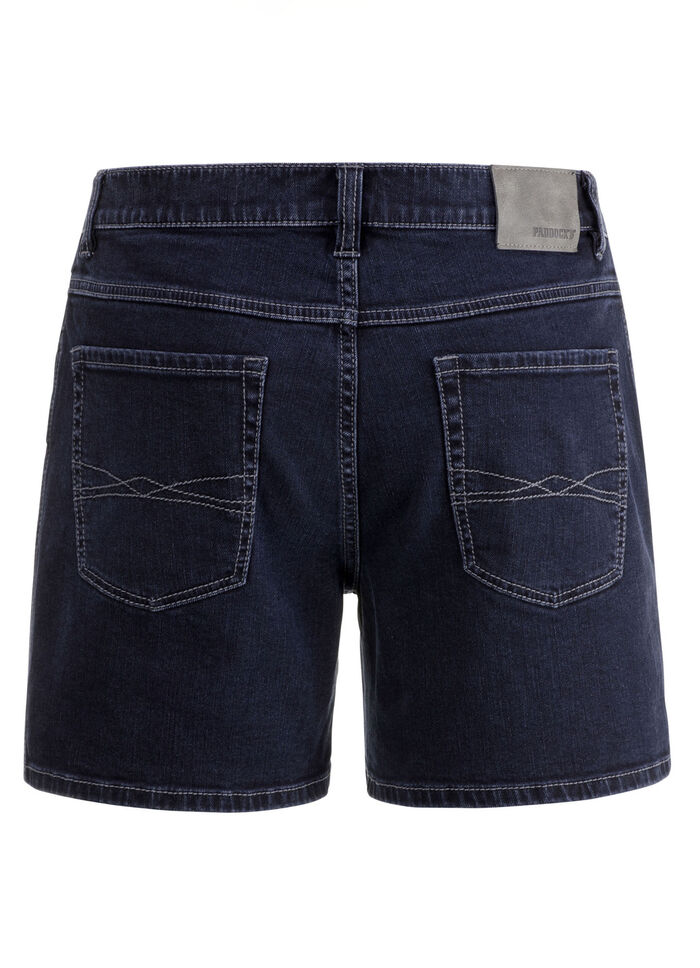 Jeansshort van "Paddock's" in 2 kleuren DARKBLUE
