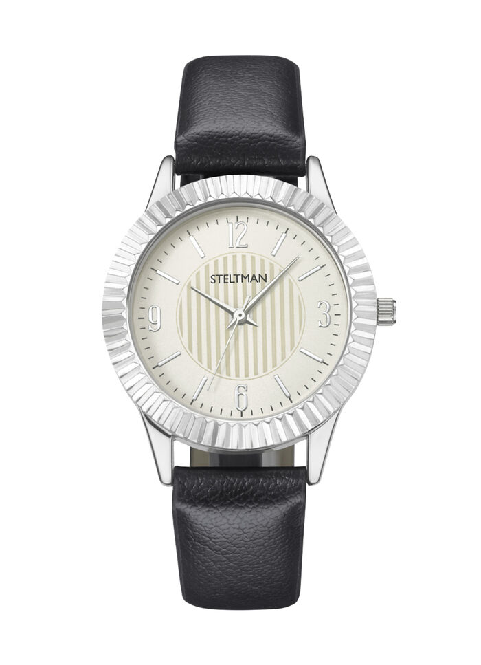 Quartz dameshorloge met 3 verwisselbare bezels 