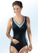 Sunflair badpak met volledig korset en Weense naden, tot cup F 