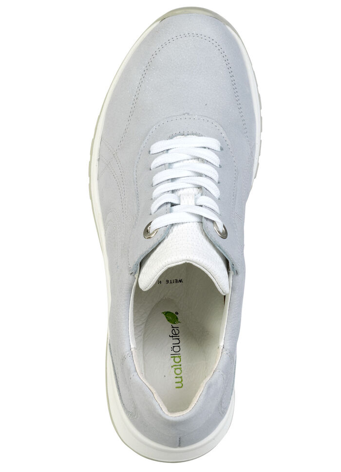 Waldläufer, comfortabele dames veterschoenen, breedte H, met uitneembaar voetbed BLEU