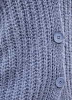 Cardigan met paillettengaren JEANSBLAUW GEMÊLEERD