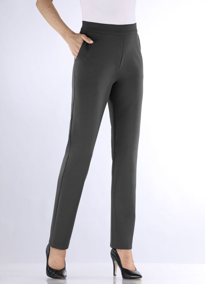 Comfortabele pull-on broek ANTRACIET