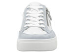 Remonte sneakers gemaakt van nappa- en suèdeleer met metallic afwerking BLAU-WEISS-SILBER