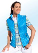 Functioneel vest met diagonale stiksels 