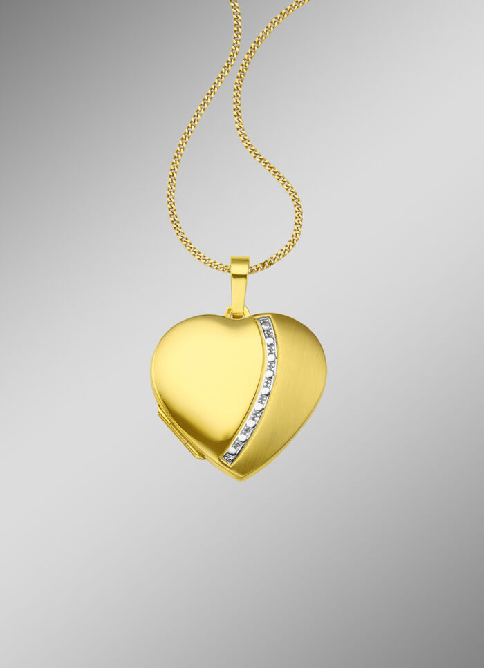 Hanger hart-medaillon 