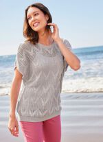 Pullovervest met zigzagpatroon 