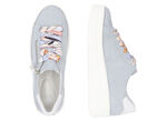 Remonte sneakers met kleurrijke vetersluiting BLEU-WEISS