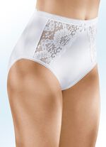 Set van vier slips met elastisch kant 