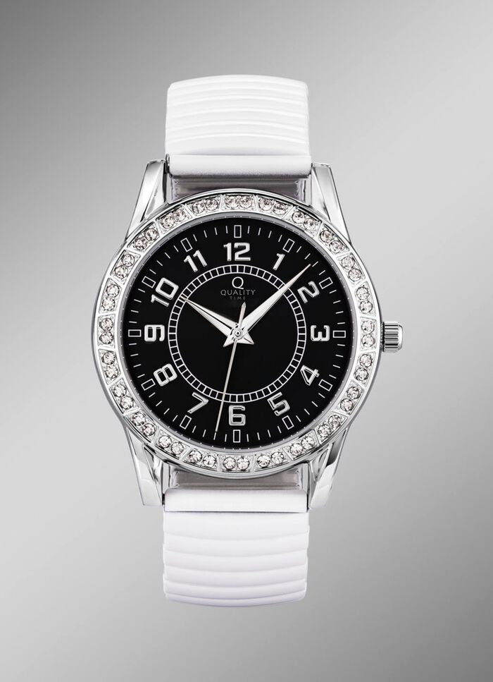 Modern quartz dameshorloge met trekkoord 