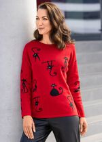 Trui met kattenthema 