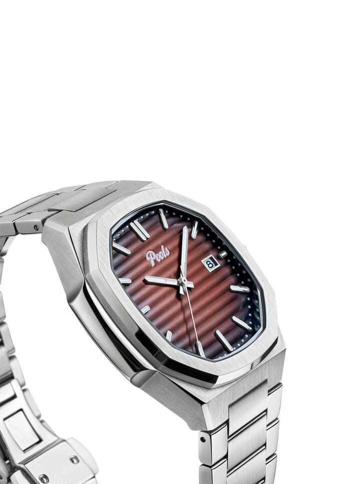 Quartz herenhorloge van roestvrij staal 