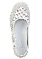 ELENA EDEN sipper met luchtige perforatie WIT