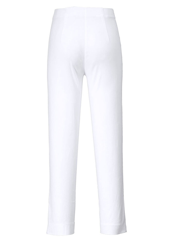 Enkellange broek WIT