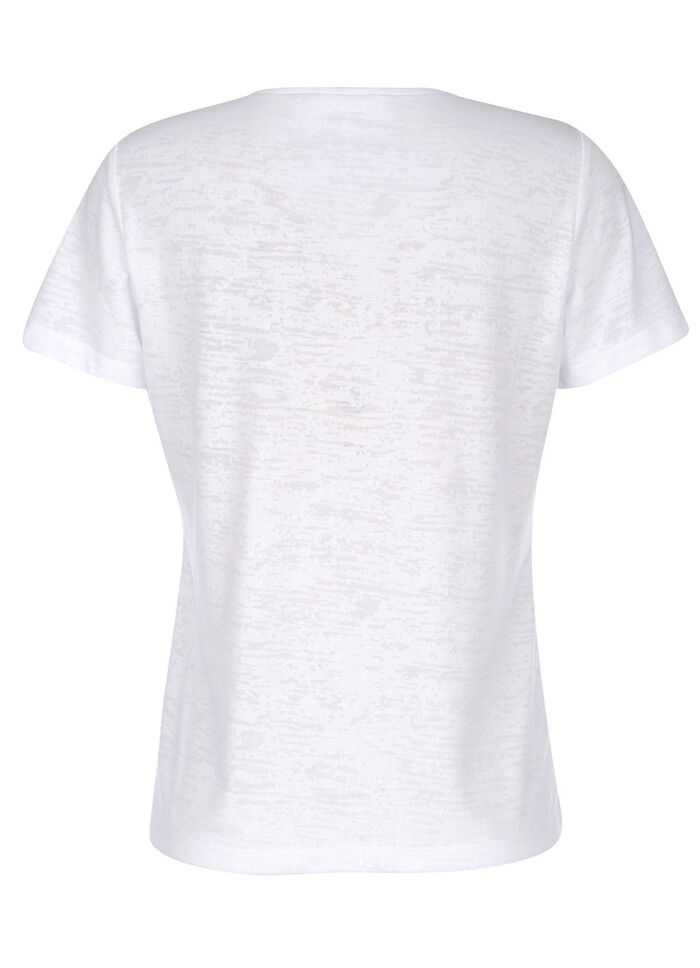 Overhemd in burnout-kwaliteit 