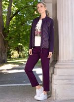 Jas met gewatteerde inzetstukken 