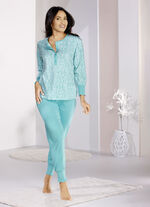 Pyjama met manchetten 