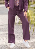 Broek met elastische tailleband 