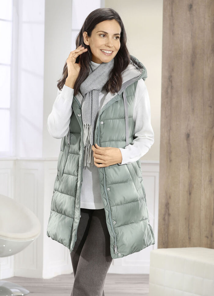 Vest met vaste capuchon 