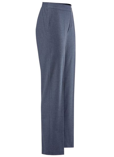 Broek met elastische tailleband aan de achterkant 