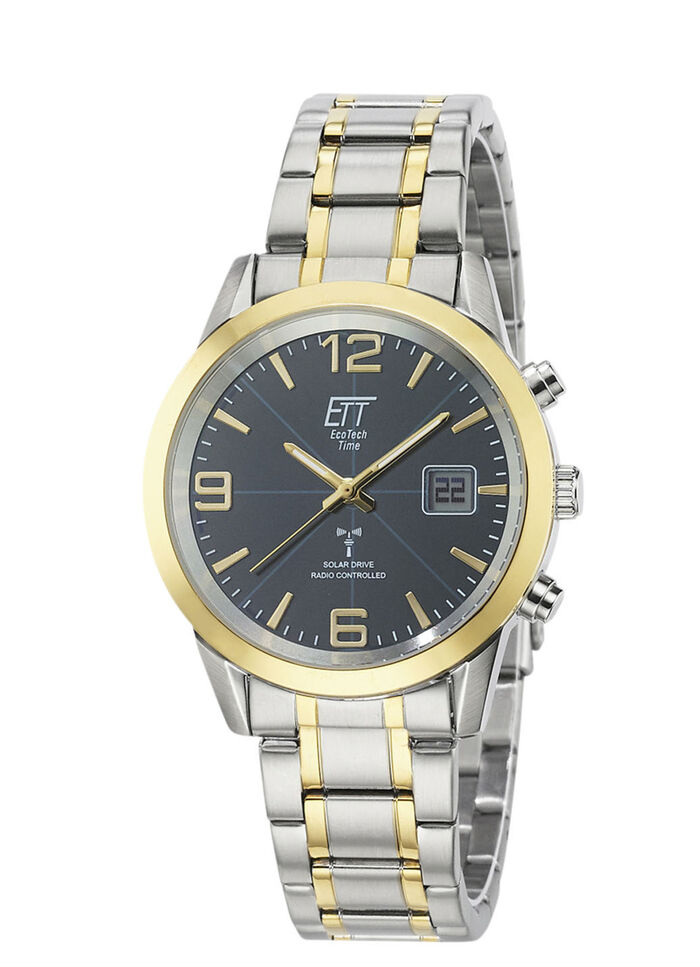 ETT Solar Drive Radio Basic herenhorloge 