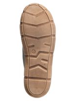 Veterlaarsje Andrea Conti met geruite textielboord ZWARTBRUIN