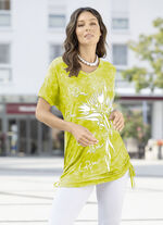 Lang shirt in batiklook in 2 kleuren KIWI BATIK