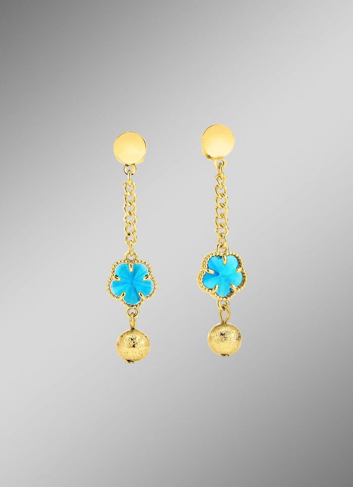 Sieradenset,  3-delig, met bloemmotief 