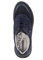Trendy dames veterschoenen, breedte K, met uitneembaar voetbed DUNKELBLAU
