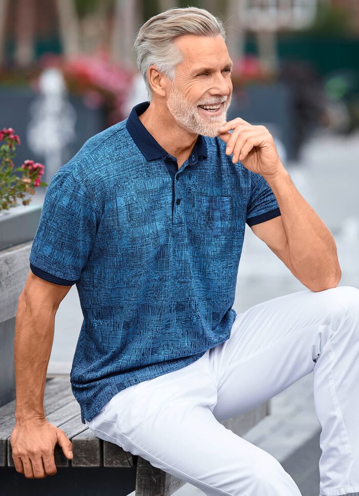 Poloshirt met borstzak 