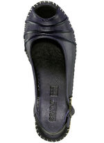 Gemini sandalen met opvallende bies MARINE