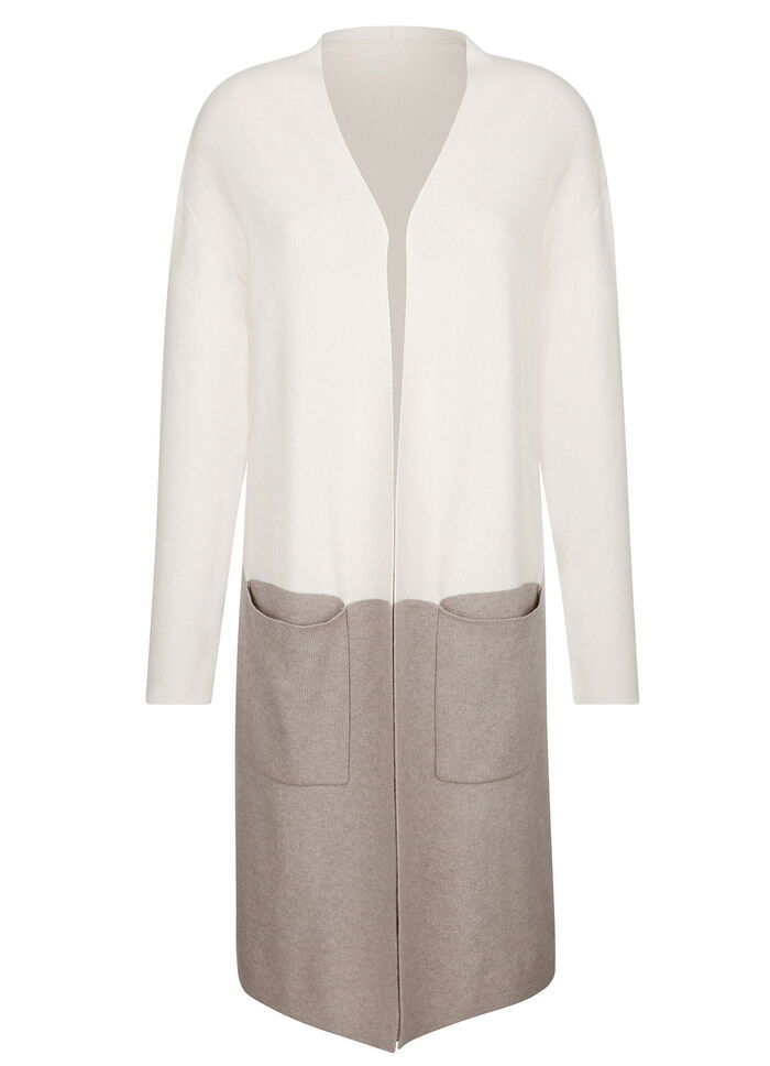 Lang vest met kasjmier 