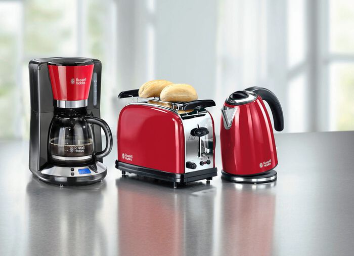 Ontbijtserie van hoogwaardig gelakt roestvrij staal 