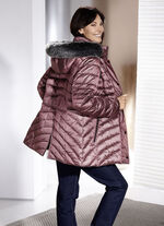 Jas met afneembare capuchon MAUVE