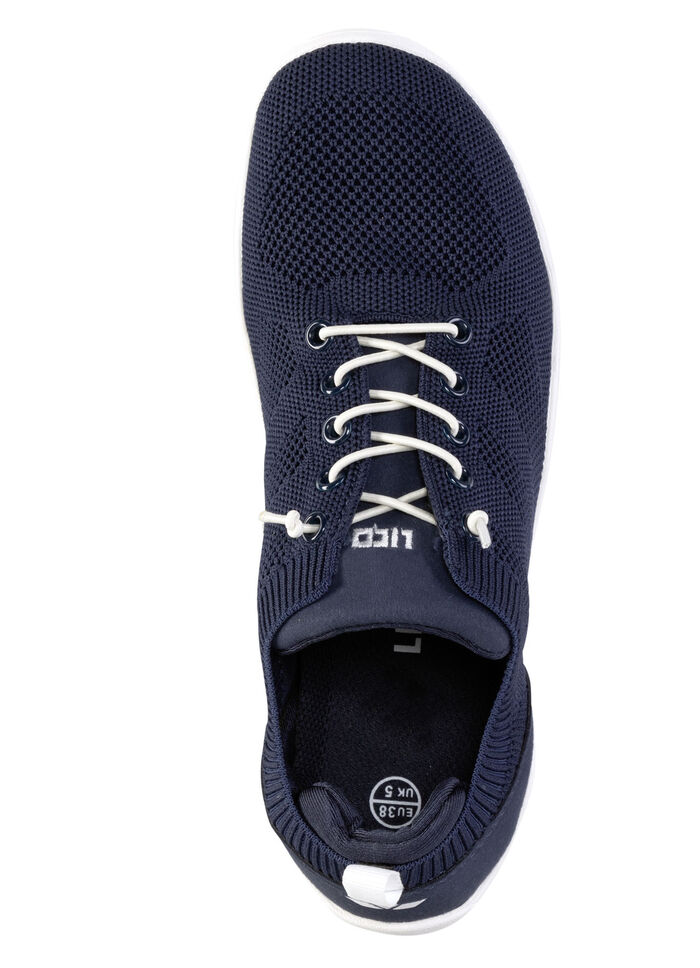 Comfortabele damesschoenen op blote voeten met uitneembaar voetbed MARINE