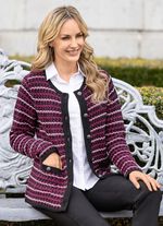 Cardigan in jacquardmotief 